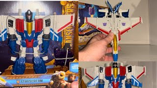 How to transform rise of the beasts Starscream Transformers autobots unite energon igniters ROTB [upl. by Billat]