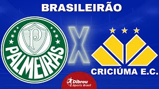 PALMEIRAS X CRICIÚMA AO VIVO BRASILEIRÃO DIRETO DO ALLIANZ ARENA  RODADA 26  NARRAÇÃO [upl. by Morie623]