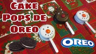 Cake Pops de Oreo Navideñas Fáciles y Deliciosas  Andycookiesandcrafts [upl. by Trudie]