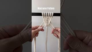 Macrame Pattern Idea macrameknot macrame diy macramepattern macrametutorial handmade [upl. by Nwahsear]