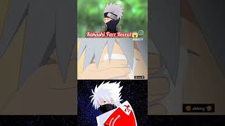 Kakashi face reveal 😈shortsfeed [upl. by Herta]