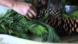 HowTo Make Holiday Garland with Emily Thompson [upl. by Yruy]