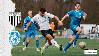 Pressekonferenz nach dem Spiel 1 FC Bocholt vs SSVg Velbert 02 [upl. by Yelhs]