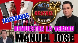 MANUEL JOSE CON PRUEBAS MUESTRA LA VERDAD DETRAS DE ARBELAEZ  Beto y Beatriz Show [upl. by Rephotsirhc]