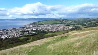 Largs Ayrshire Scotland Viewed From The Haylie Brae 25aug2010 Panasonic Lumix TZ9 [upl. by Annotahs]