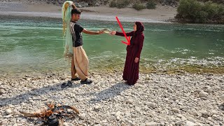 Fishing in Khorsan River with Yusuf and Parvaneh [upl. by Nash]