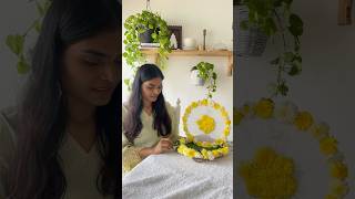 DIY PasupuHaldi platter haldiceremony haldidecor weddingdecor haldiplatter [upl. by Geof]