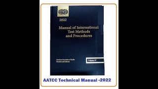 AATCC Technical Manual 2022 [upl. by Hilbert]