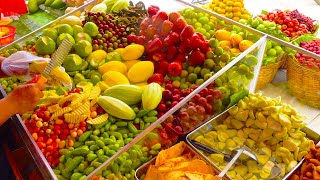 You have So Many Choices Around 30 Kinds of Fruits amp 40 Kinds of Khmer Salt are in This One Stall [upl. by Garcia364]