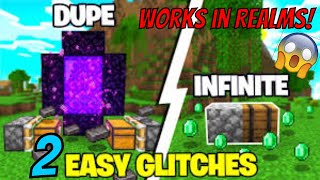 Minecraft 2 WORKING OP DUPLICATION GLITCHES  121 works in Realms [upl. by Avert]