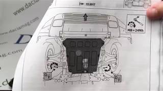 Duster II 2018  Engine metal shield Dacia Original [upl. by Suiremed159]