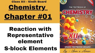 Reaction with Representative elements  sblock Elements  Chapter 1 Sindh board By Umm e Aiman [upl. by Fionna]