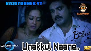 Unakkul Naane bassboosted 🎧  Pachaikili Muthucharam  tamil movie  Sarath Kumar  Harris Jayaraj [upl. by Giffy960]