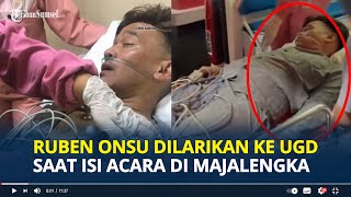 RUBEN Onsu Dilarikan ke Rumah Sakit saat Isi Acara di Majalengka Badan Dipasangi Alat Medis [upl. by Martin]