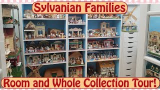 My Sylvanian Families Collection Full Room and Collection Tour June 2024 [upl. by Ssilem]