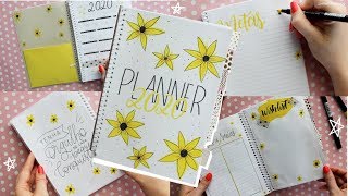 DIY COMO FAZER UM PLANNER COM UM CADERNO COMUM 2 [upl. by Elodia]