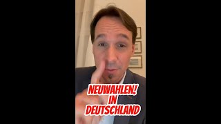 ACHTUNG Neuwahlen in Deutschland sind ein gefährliches Zeichen nwo deutschland martinrutter [upl. by Eivla238]