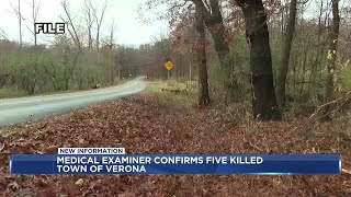 Medical examiner confirms identities of 5 who died in Town of Verona crash [upl. by Noelc]