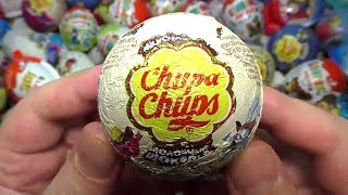 Surprise Toys Chupa Chups Yowie Kinder Surprise Eggs [upl. by Lleirbag881]