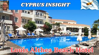 Louis Althea Beach Hotel Pernera Cyprus  A Tour Around [upl. by Jadd]