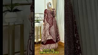 Mode Tunik Set Rok Batik Terbaru Cantik Anggun Elegant sutra Dobby 465 K [upl. by Alios]