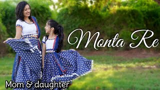 Monta re  Lootera  mom daughter dance  Nivi and Ishanvi  Laasya [upl. by Einor]