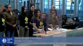 Select Budget Committee October 27 2023 Session I [upl. by Belldame403]