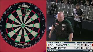 Martin Lukeman vs Danny Noppert  UK Open 2024  PDC Darts Full Match Replay [upl. by Hailed]