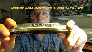 Hohner Echo Harmonica C Mod 1498 48 Octave Tuned [upl. by Dud]