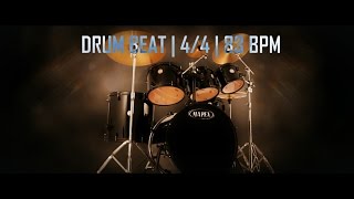 Drum beat in 44 at 83 BPM [upl. by Ardnasella]