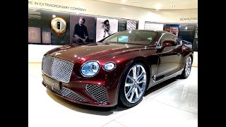 BENTLEY CONTINENTAL GT 2018  Full Review  Geneva Motor Show 18 amp Bentley Bentayga Hybrid [upl. by Faustena]