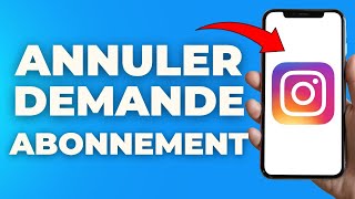 Comment Annuler Une Demande Dabonnement Sur Instagram [upl. by Leveridge]