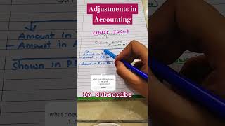 Adjustments in Accounting financialstatements cbseclass11 accounting [upl. by Wira]