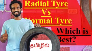 Radial Tyre Vs Normal Bias  ply Tyre in Tamil  Differences Explained  Nitrokonnect  RevNitro [upl. by Dirgis4]