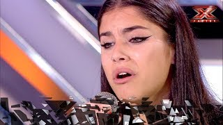 Con solo 16 años emociona al jurado a ritmo de Christina Aguilera  Inéditos  Factor X 2018 [upl. by Jacklyn]