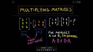 ❖ Multiplying Matrices  Example 1 ❖ [upl. by Dena]