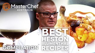 Best Heston Blumenthal Reipces  MasterChef Australia  MasterChef World [upl. by Ellan831]