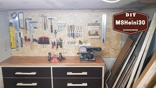 DIY  Werkzeugwand  Einfach und geordnet  Easy Tool wall [upl. by Soilissav501]