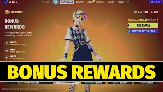 How to Claim Bonus Rewards in Fortnite Battle Pass  How to Claim Base Rewards in Fortnite [upl. by Hennie]