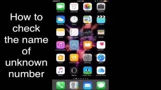 How to check who is calling finding unknown number [upl. by Idleman554]