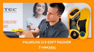 Palmilha Ortopédica Soft Pauher 34 para Fascite Plantar e Esporão de Calcâneo  Sustenta o Arco [upl. by Earl]