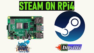 Raspberry Pi 4 STEAM with BOX86  SHOVEL KNIGHT [upl. by Orgalim161]