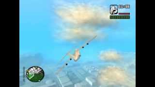 GTA San Andreas flying the Andromeda Secret Airplane [upl. by Roxi]