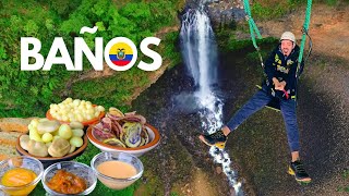 Recorriendo BAÑOS de Agua Santa ECUADOR 🇪🇨 [upl. by Norrahs]