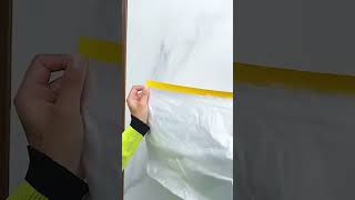 PreTaped Masking Plastic Tape and Drape Paper for Covering Skirting Frames [upl. by Finbar]