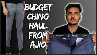 Urbano fashion chinos from AJIO review  Hindi [upl. by Nwad]