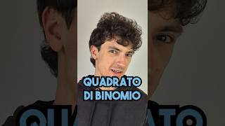 Il quadrato di binomio spiegazione grafica [upl. by Herates690]