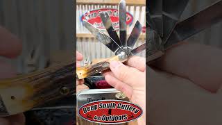 The Beast Case Five Blade Trapper Pocketknife Review 5 Blade Trapper edc edcknife knife [upl. by Elohc]