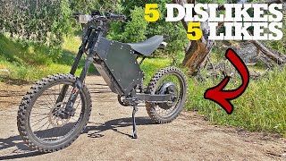 5 Things I HATE About My Stealth Bomber Ebike [upl. by Firestone]