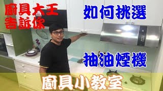 廚具大王林易延廚具小教室如何選擇抽油煙機 [upl. by Lerej]